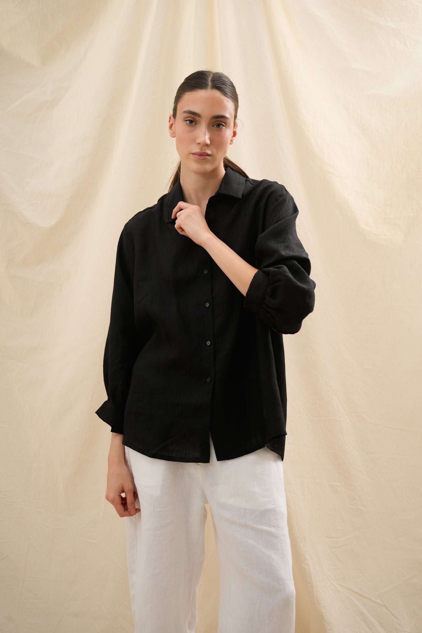 Camisa Jazmín | 100% Lino l YVOTY