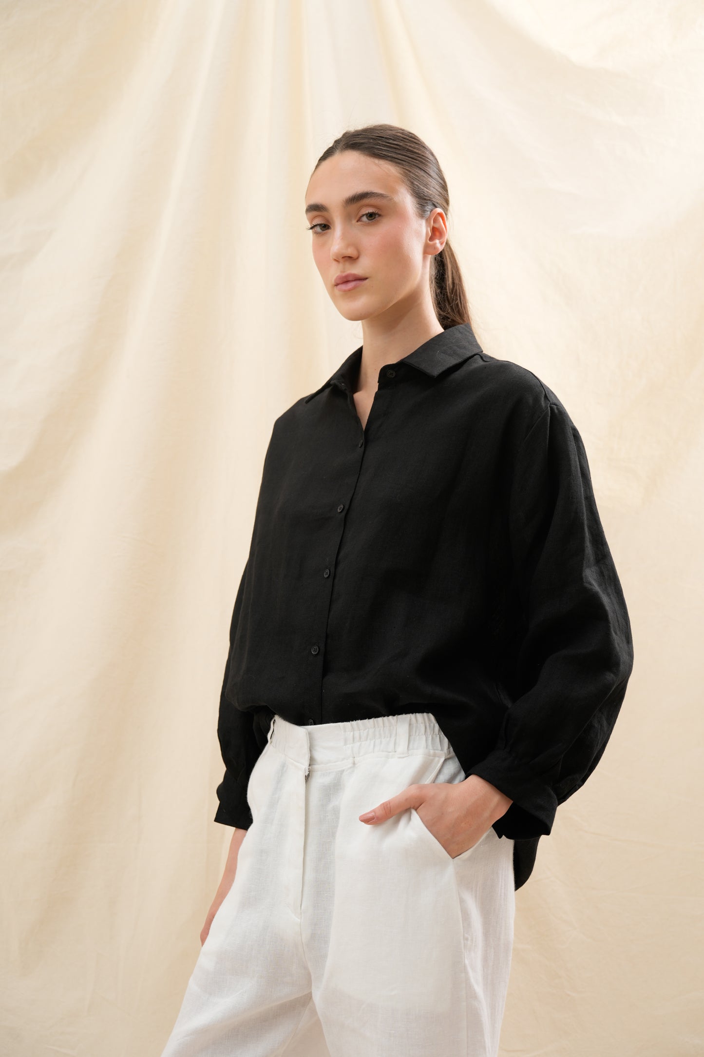 Pantalón Loto | 100% Lino l YVOTY