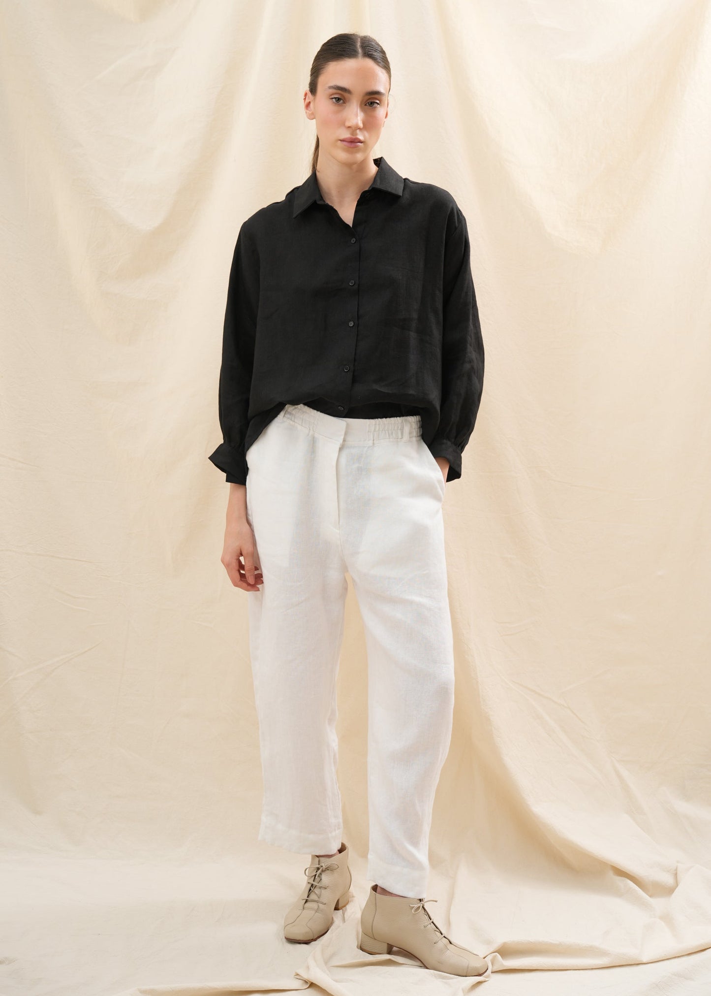 Pantalón Loto | 100% Lino l YVOTY