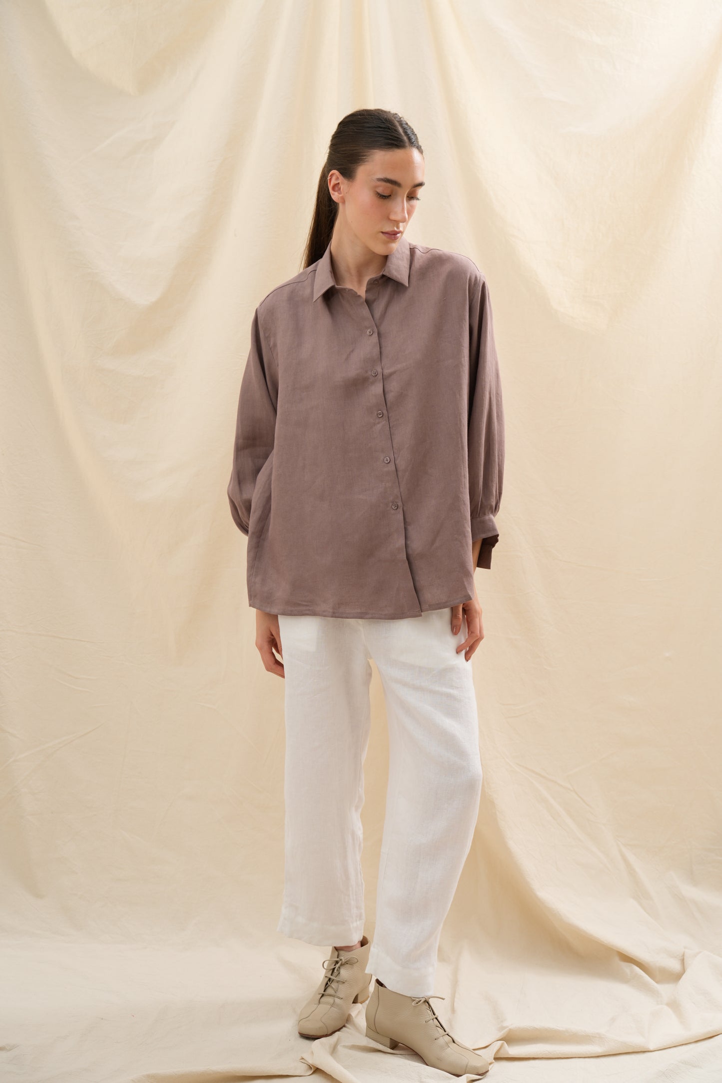 Camisa Jazmín | 100% Lino l YVOTY