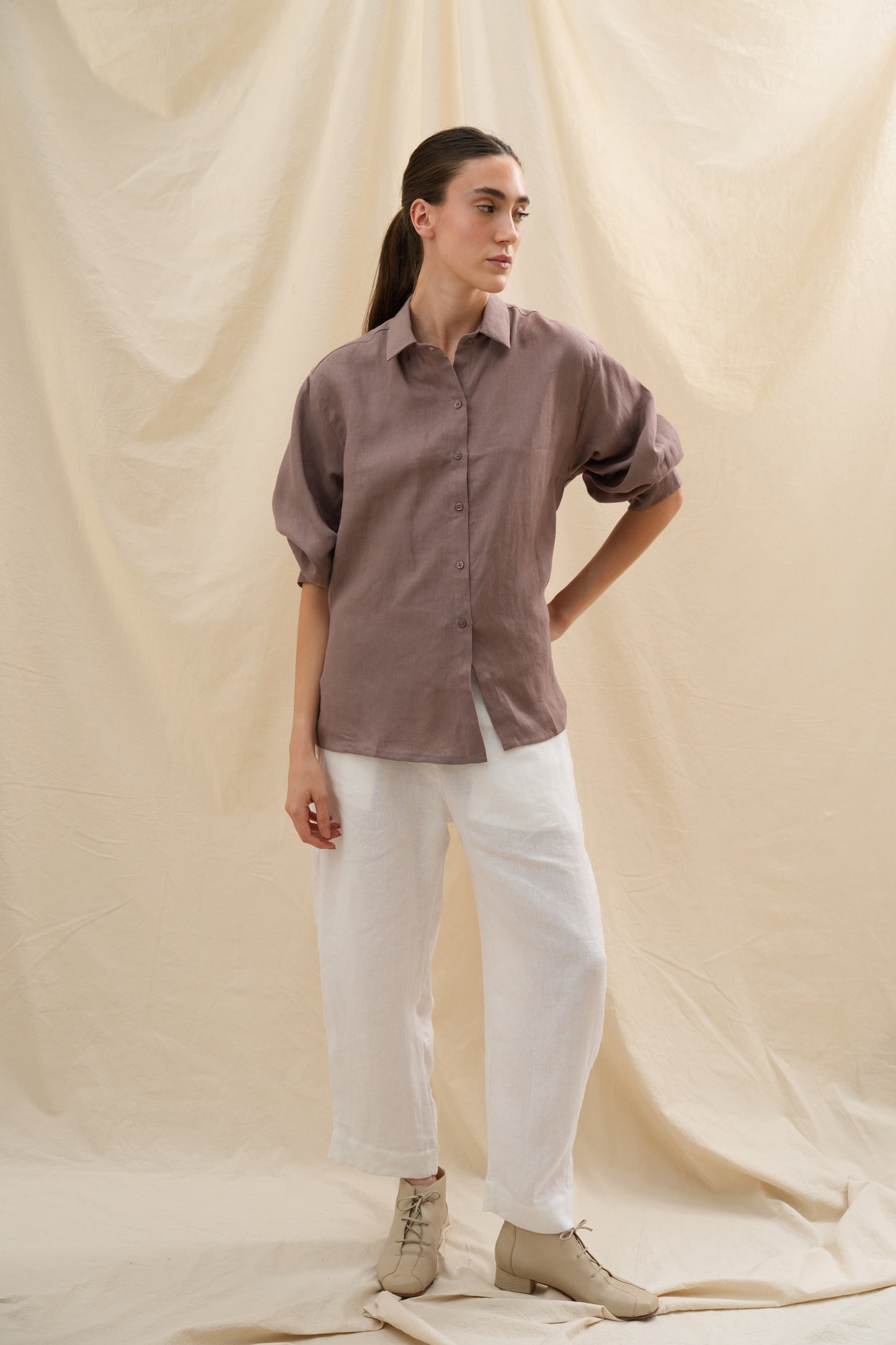 Camisa Jazmín | 100% Lino l YVOTY