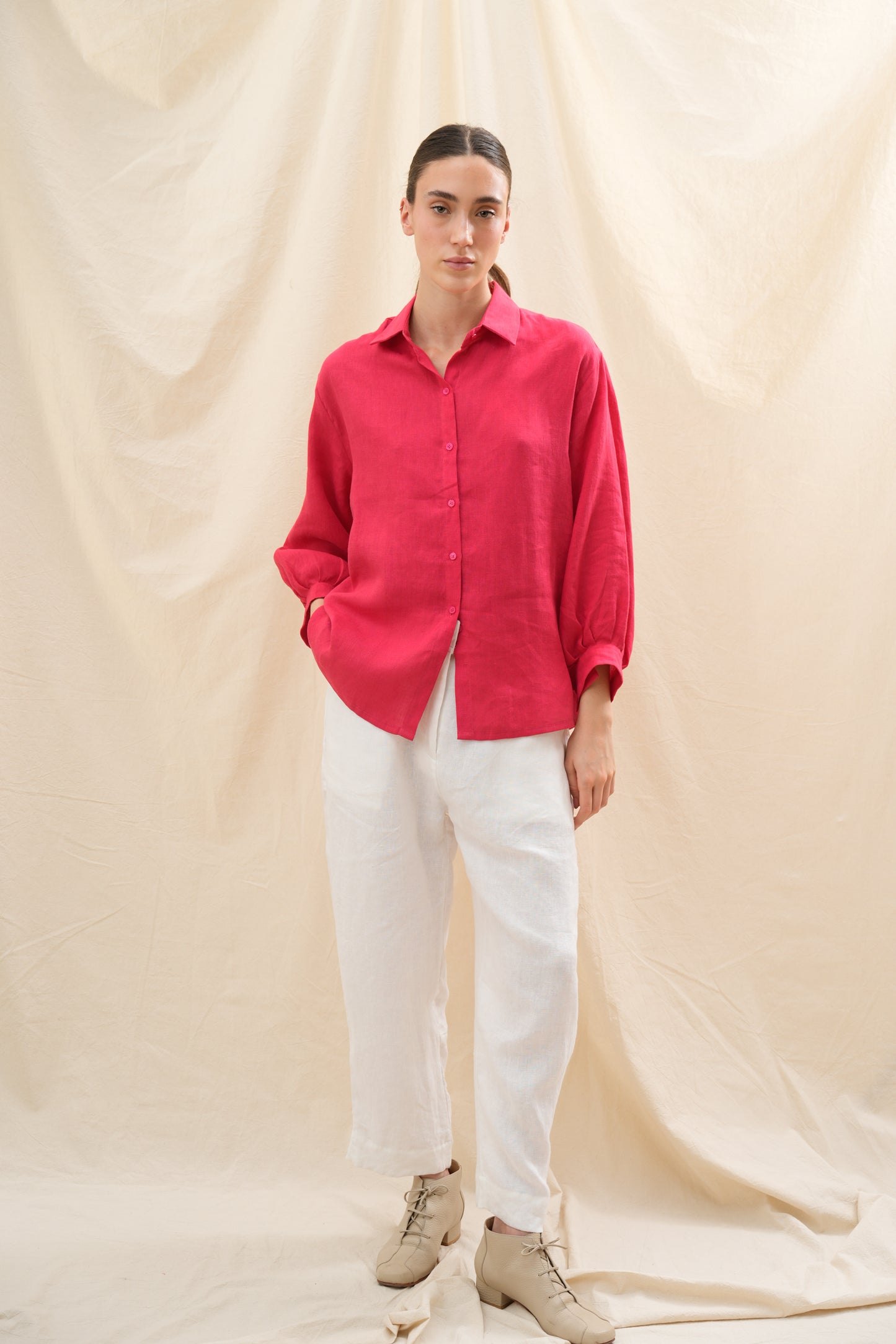 Camisa Jazmín | 100% Lino l YVOTY