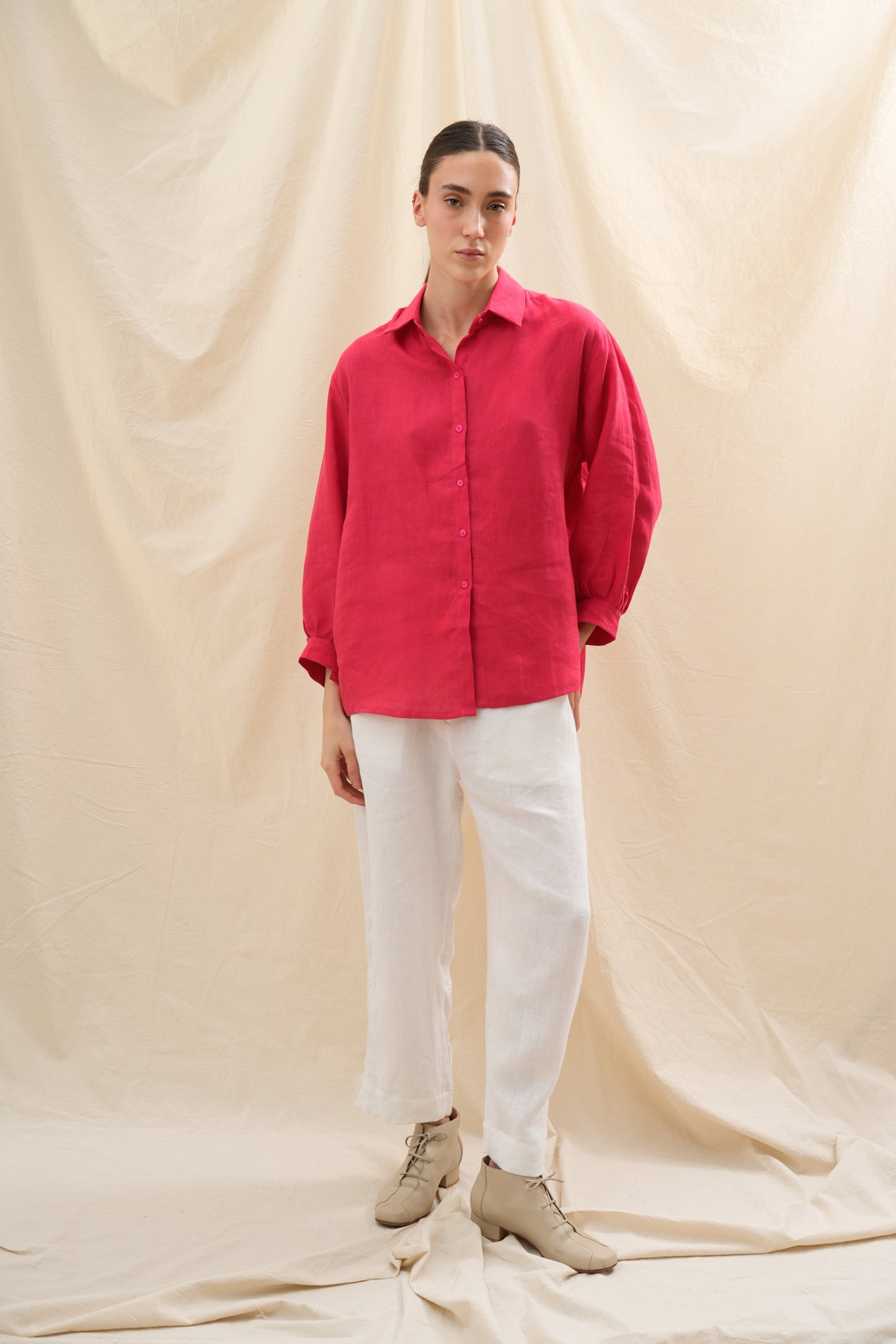 Camisa Jazmín | 100% Lino l YVOTY