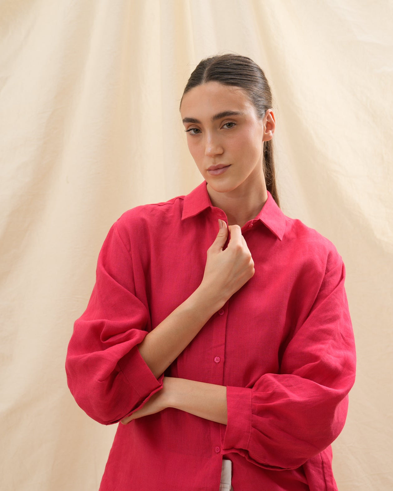 Camisa Jazmín | 100% Lino l YVOTY