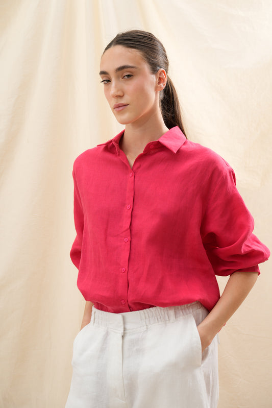 Camisa Jazmín | 100% Lino l YVOTY