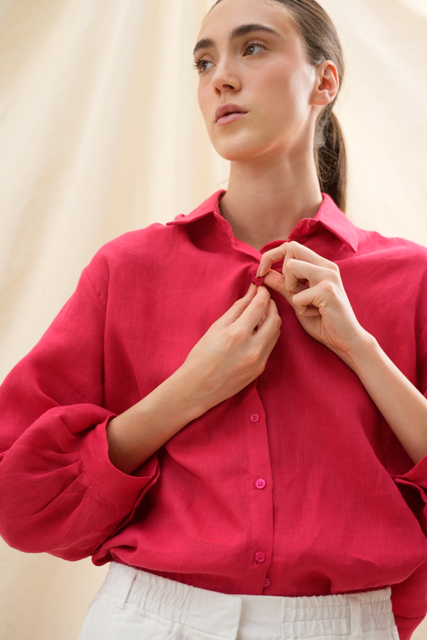 Camisa Jazmín | 100% Lino l YVOTY