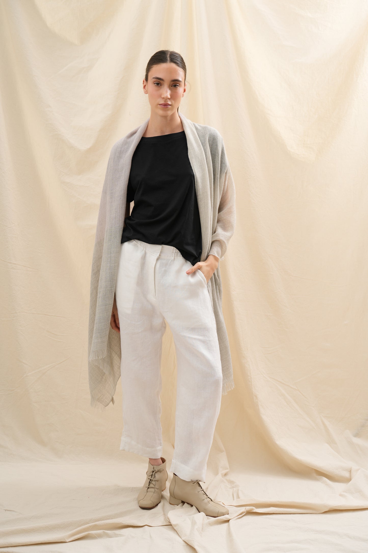 Pantalón Loto | 100% Lino l YVOTY