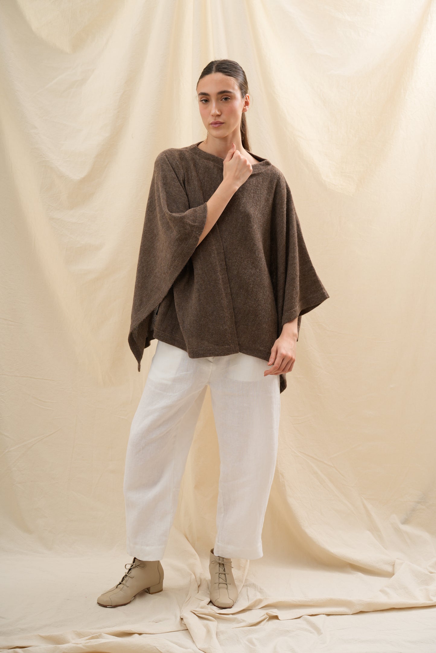 Poncho Fuerte| 100% Baby Alpaca