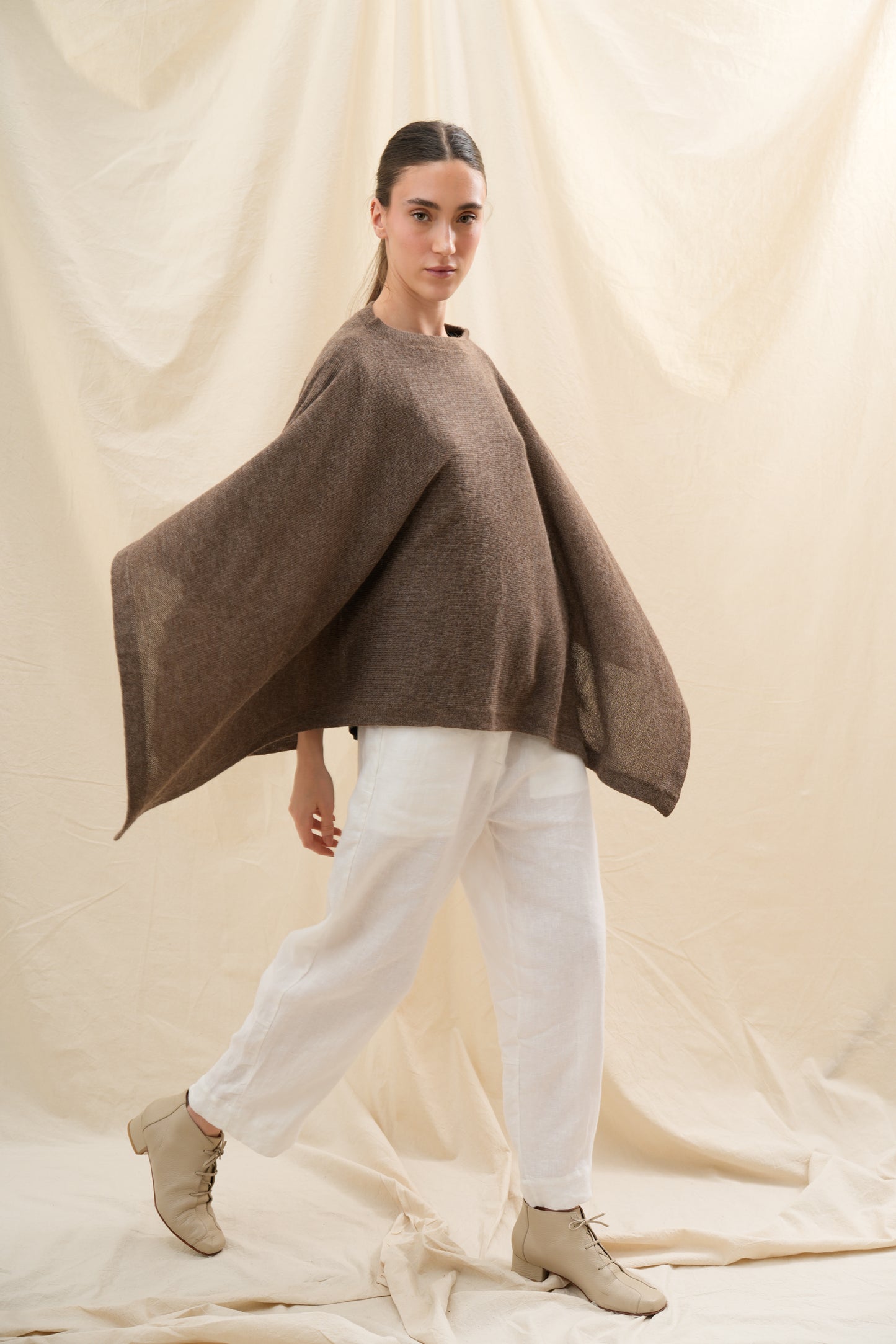 Poncho Fuerte| 100% Baby Alpaca