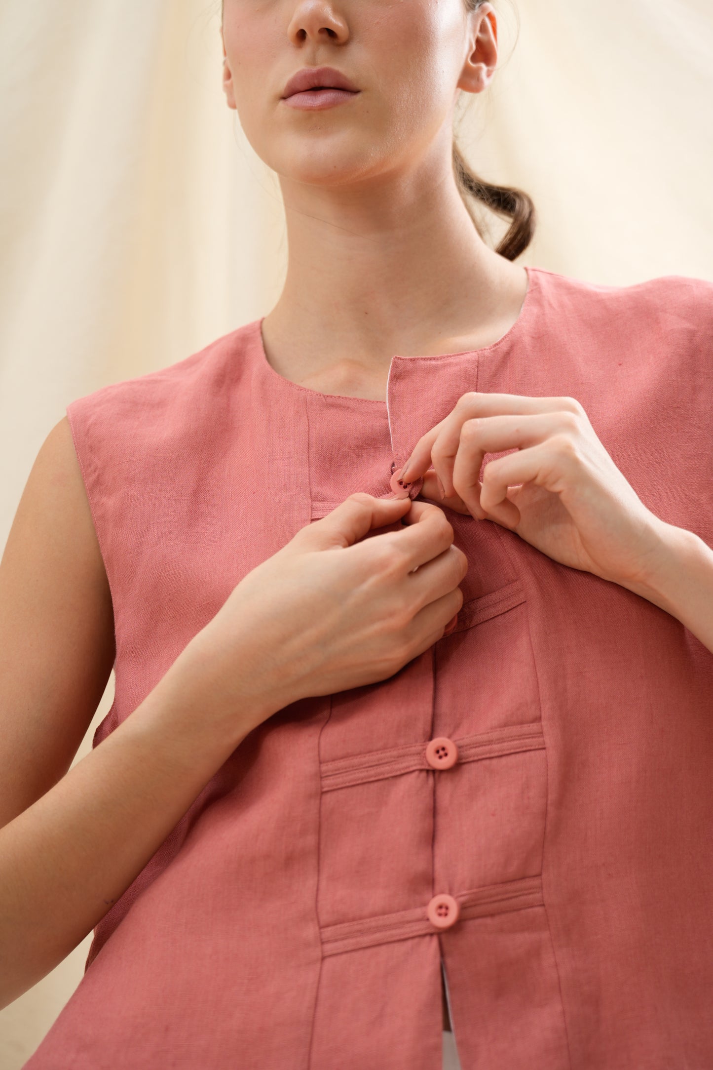 Chaleco Tulipán | 100% Lino l YVOTY