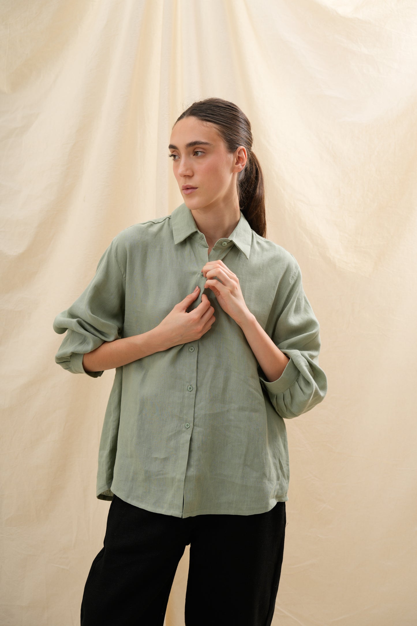 Camisa Jazmín | 100% Lino l YVOTY