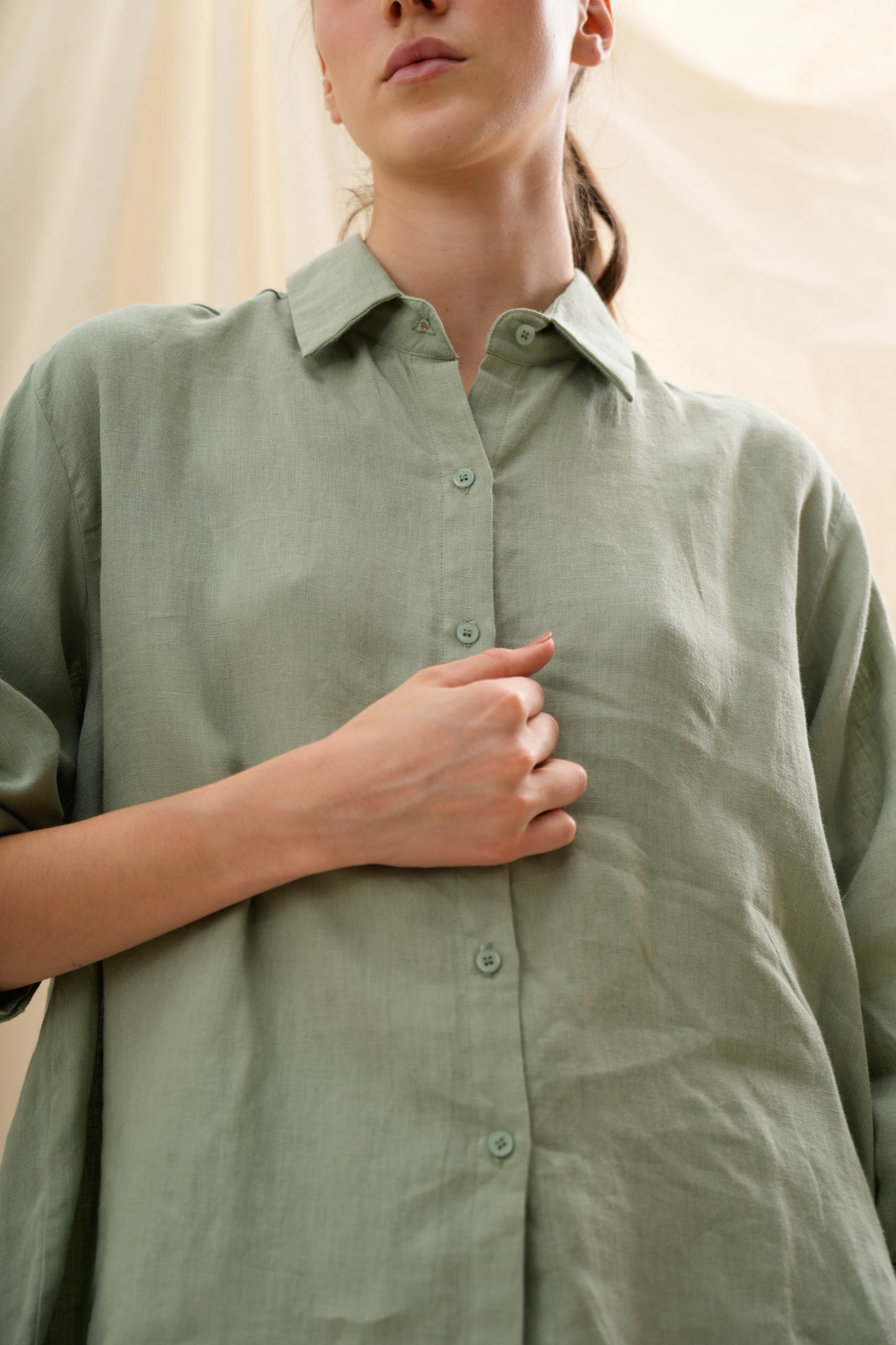 Camisa Jazmín | 100% Lino l YVOTY
