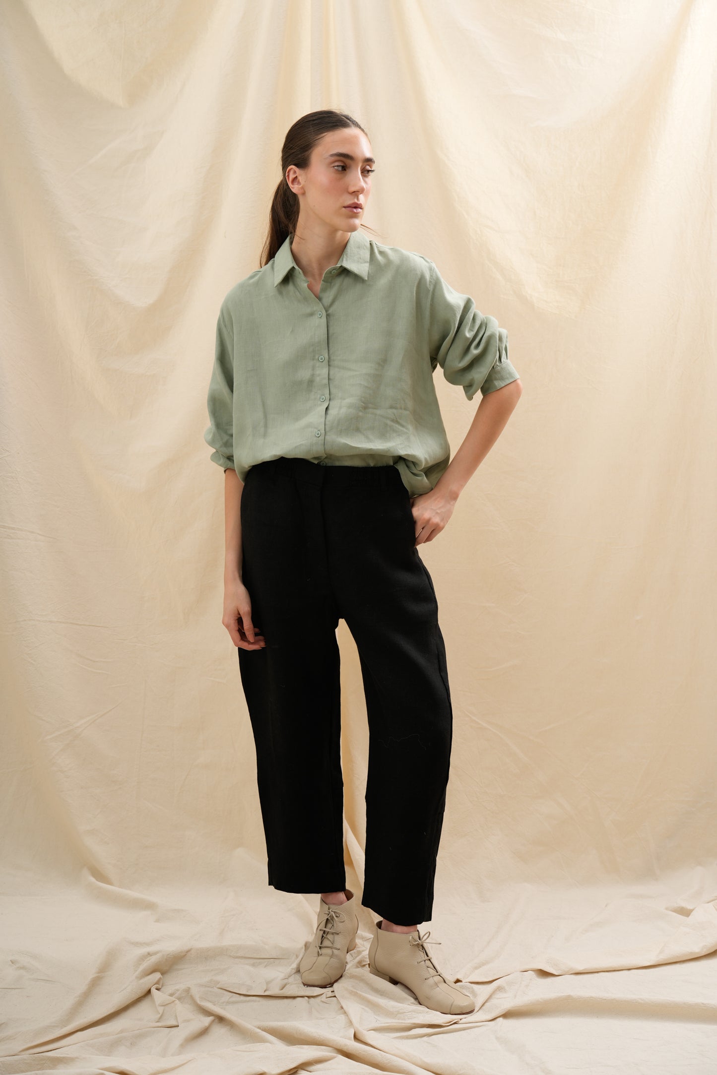 Pantalón Loto | 100% Lino l YVOTY