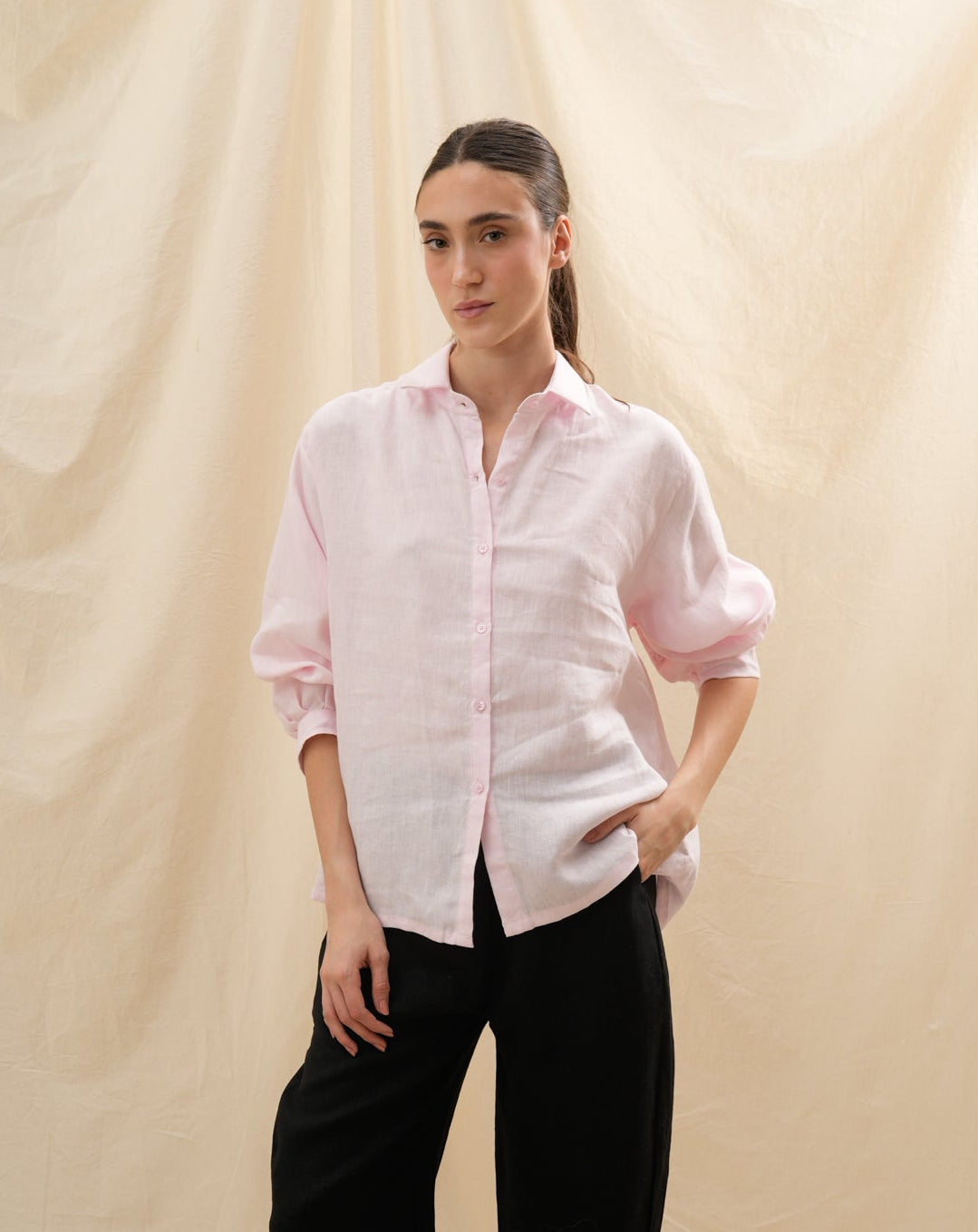 Camisa Jazmín | 100% Lino l YVOTY