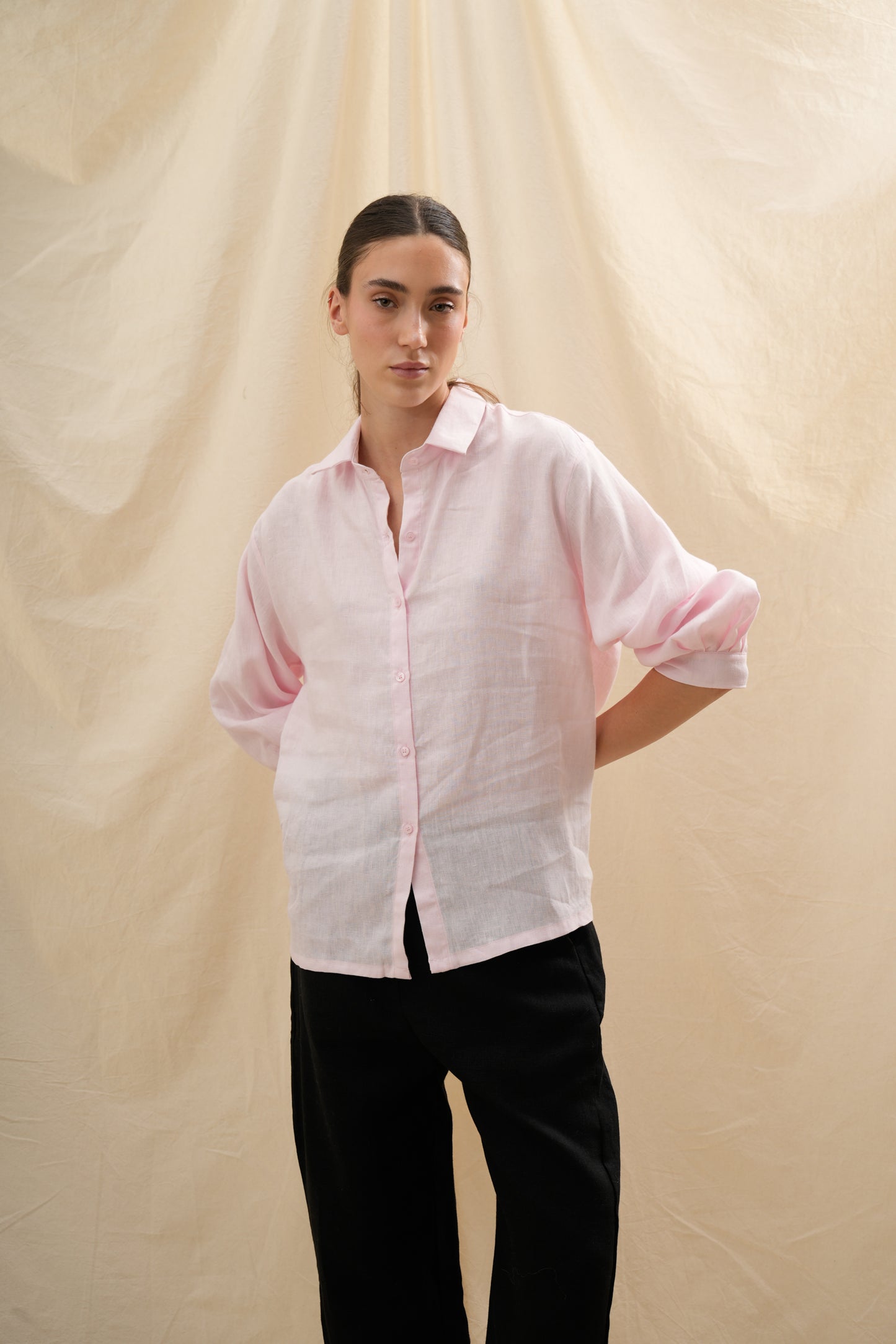 Camisa Jazmín | 100% Lino l YVOTY