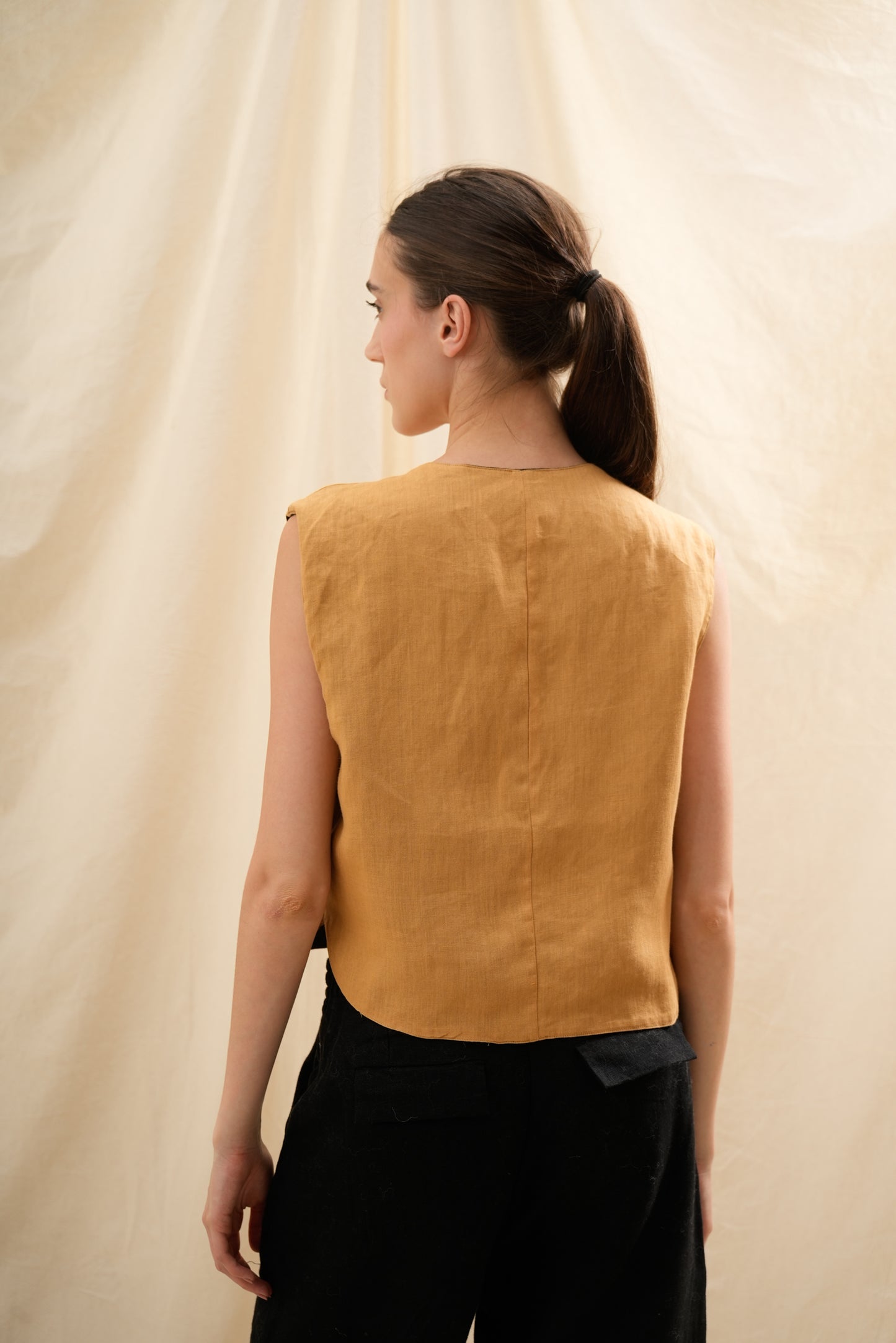 Chaleco Tulipán | 100% Lino l YVOTY