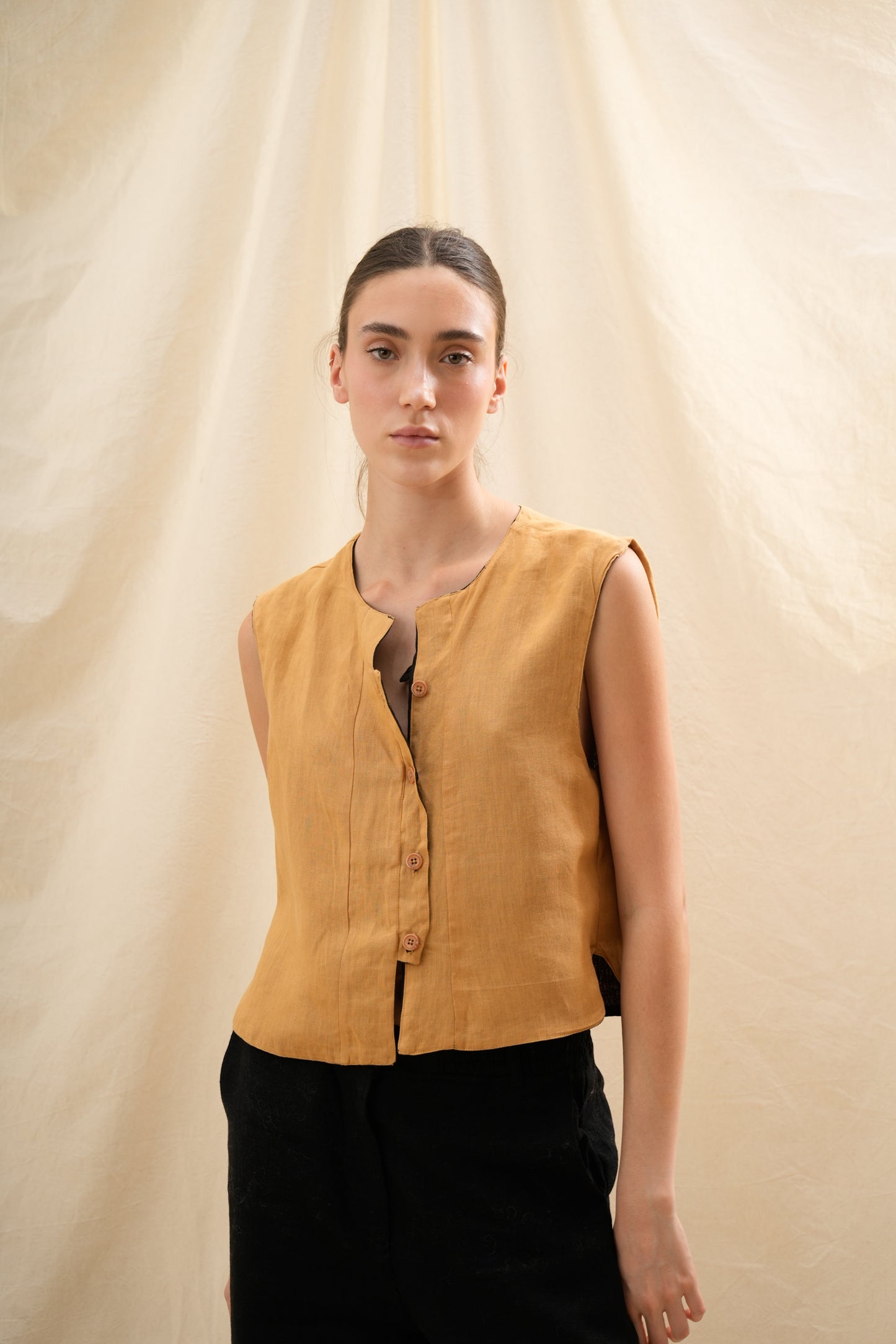 Chaleco Tulipán | 100% Lino l YVOTY