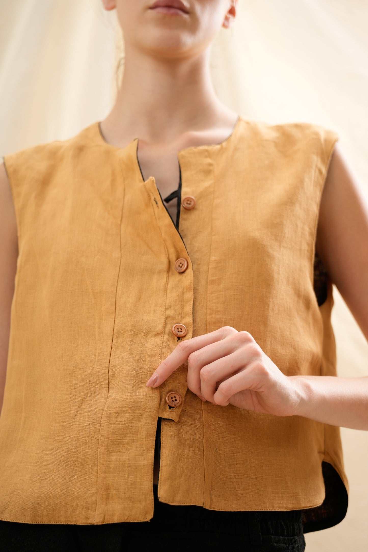 Chaleco Tulipán | 100% Lino l YVOTY