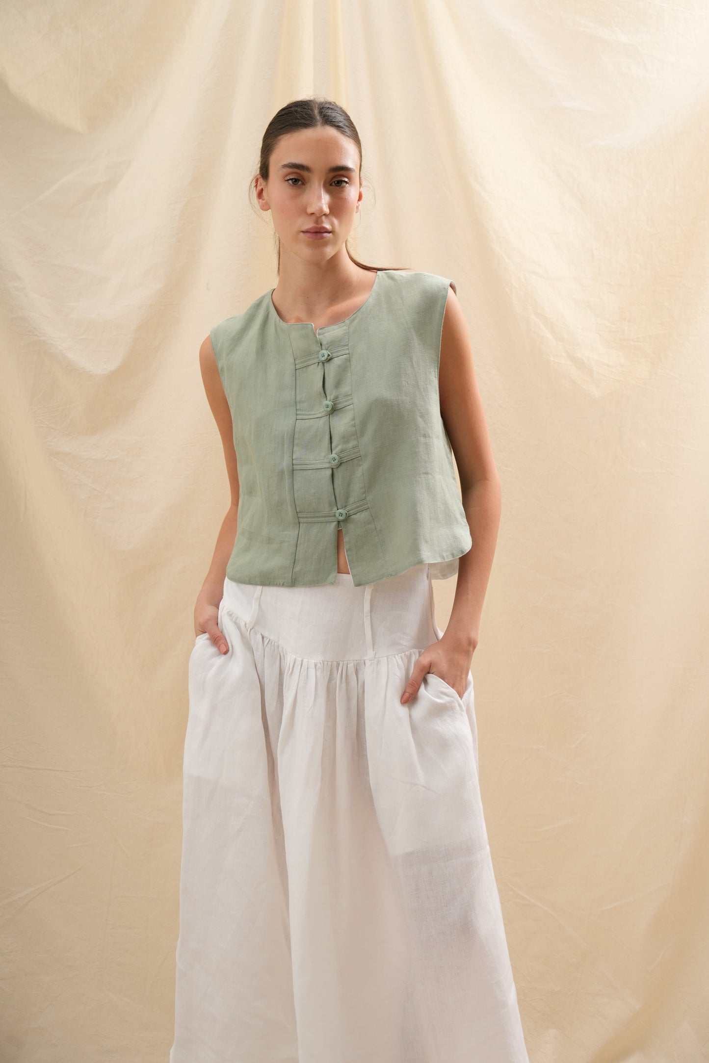 Falda Dalia | 100% Lino l YVOTY