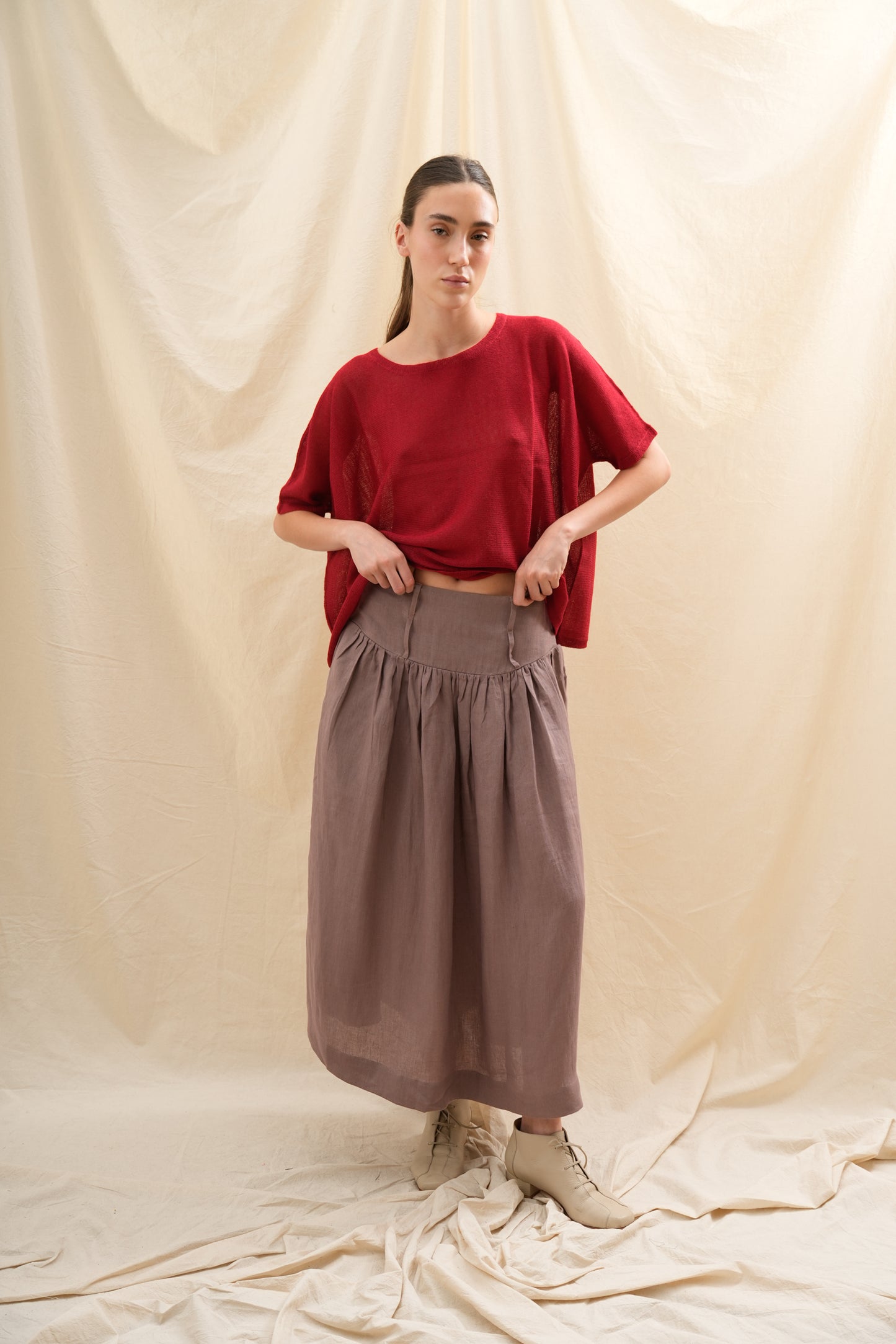 Falda Dalia | 100% Lino l YVOTY