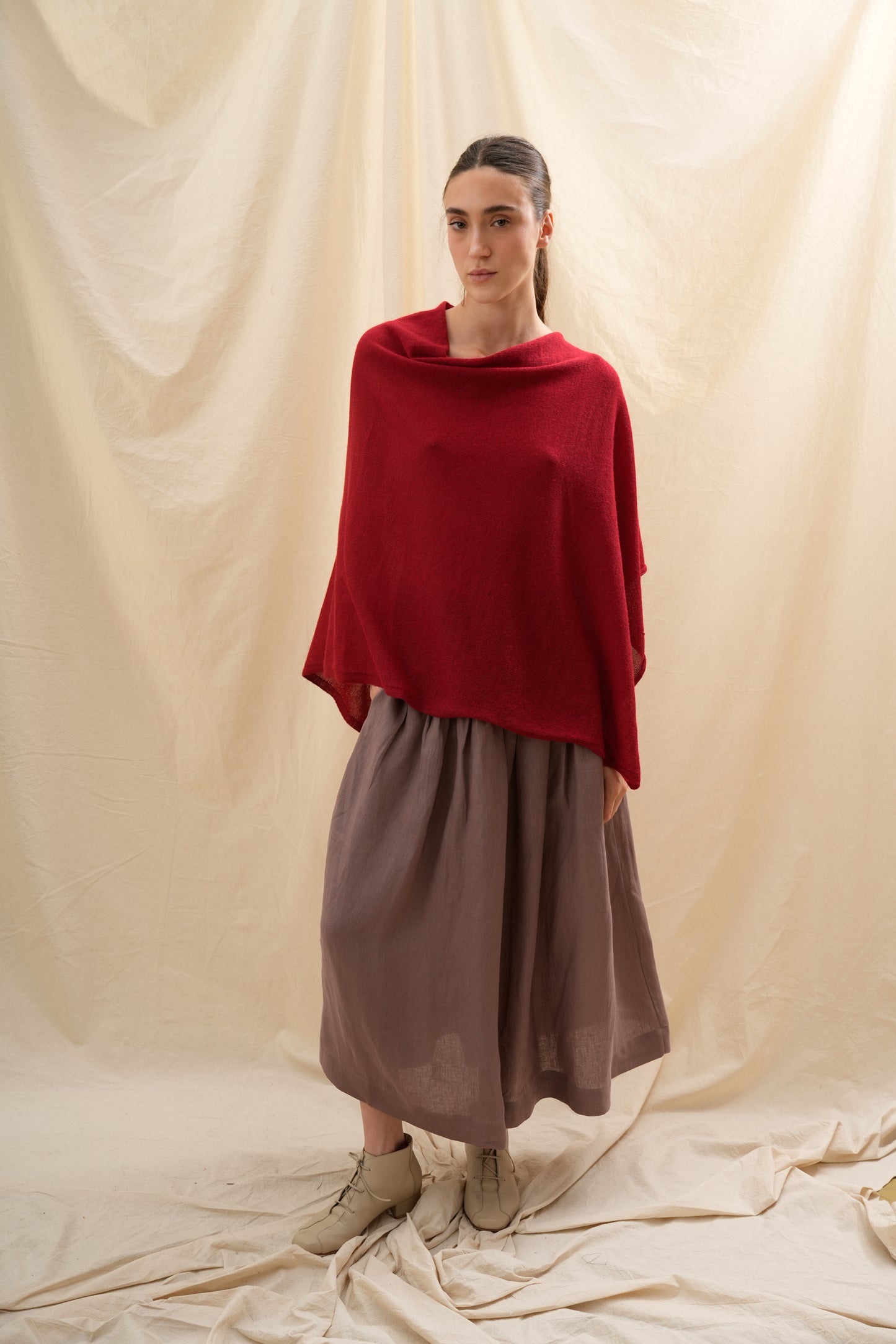 Poncho Faplana | 100% Baby Alpaca