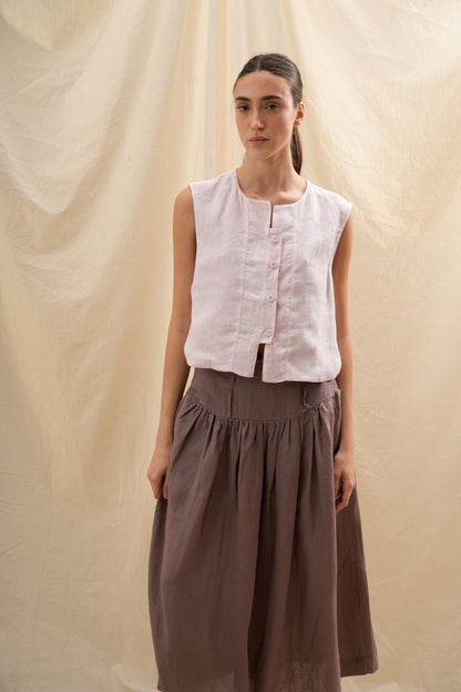 Chaleco Tulipán | 100% Lino l YVOTY