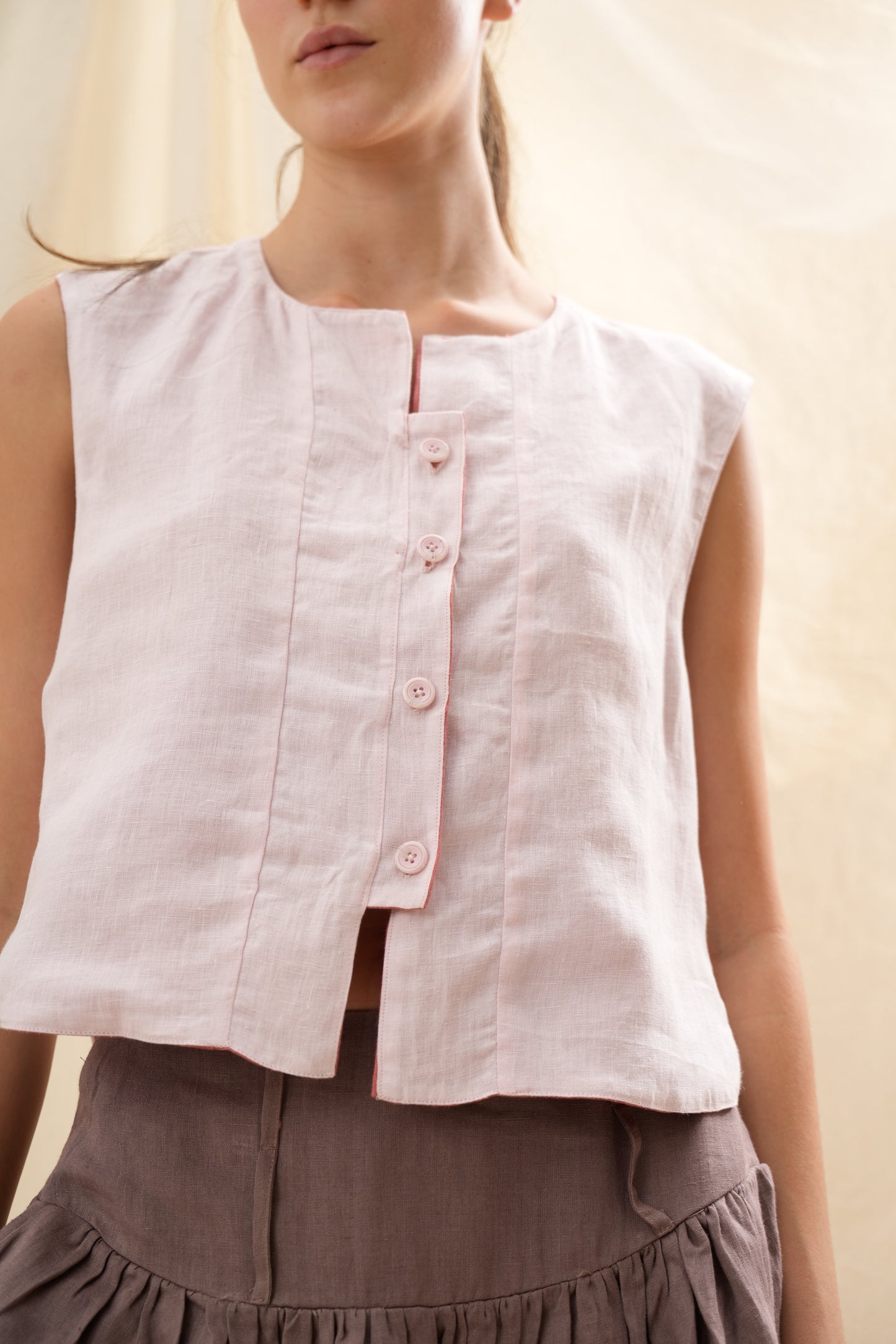 Chaleco Tulipán | 100% Lino l YVOTY