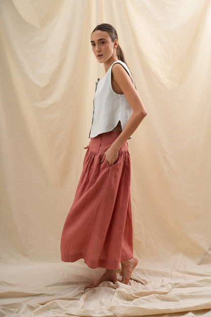 Falda Dalia | 100% Lino l YVOTY