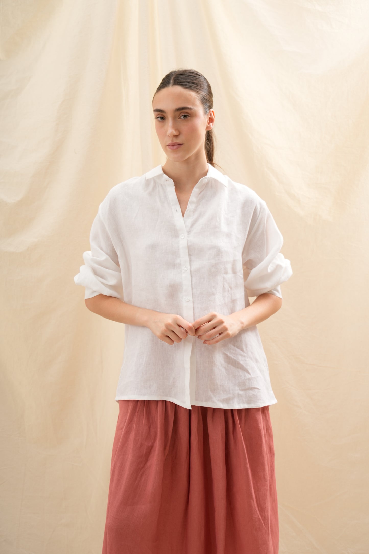 Camisa Jazmín | 100% Lino l YVOTY