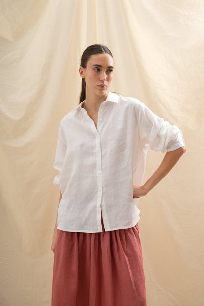 Camisa Jazmín | 100% Lino l YVOTY