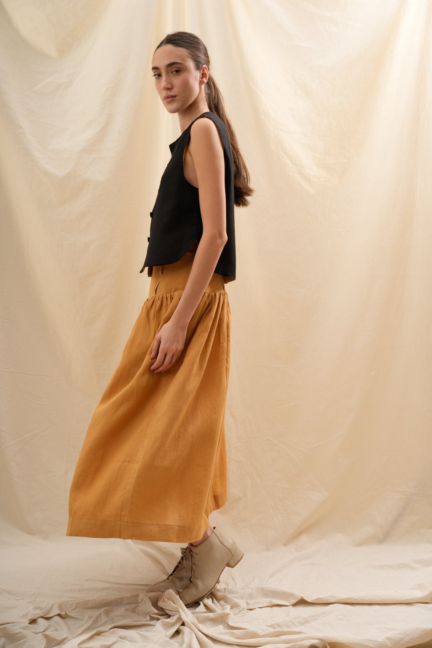 Falda Dalia | 100% Lino l YVOTY