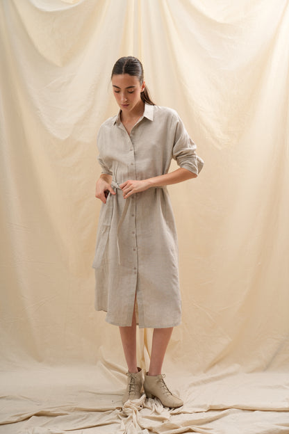 Vestido Camisero Lirio  | 100% Lino l YVOTY