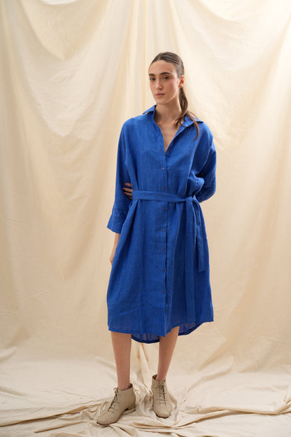 Vestido Camisero Lirio  | 100% Lino l YVOTY