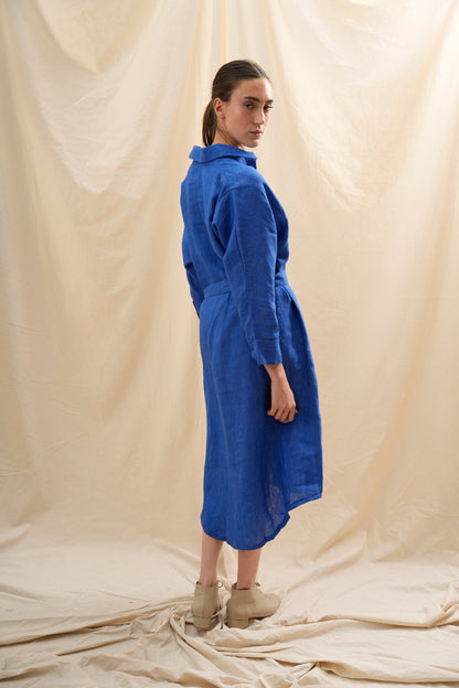 Vestido Camisero Lirio  | 100% Lino l YVOTY