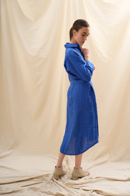 Vestido Camisero Lirio  | 100% Lino l YVOTY