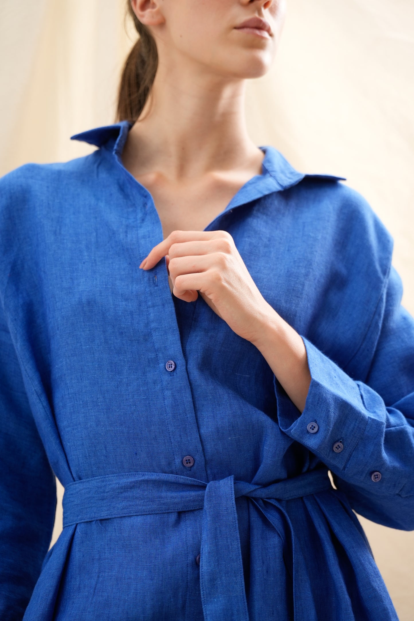 Vestido Camisero Lirio  | 100% Lino l YVOTY