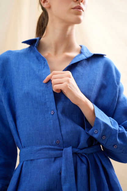 Vestido Camisero Lirio  | 100% Lino l YVOTY