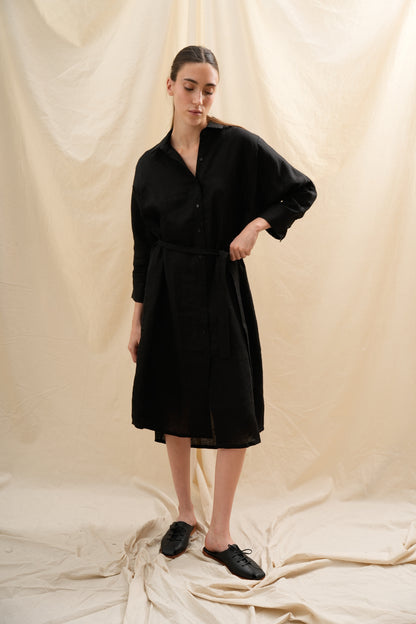 Vestido Camisero Lirio  | 100% Lino l YVOTY