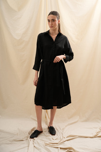 Vestido Camisero Lirio  | 100% Lino l YVOTY