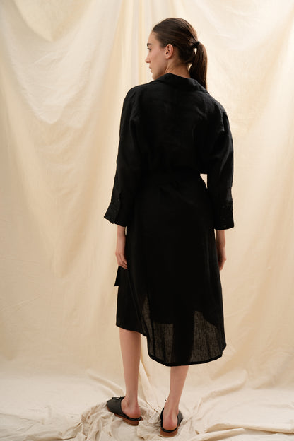 Vestido Camisero Lirio  | 100% Lino l YVOTY