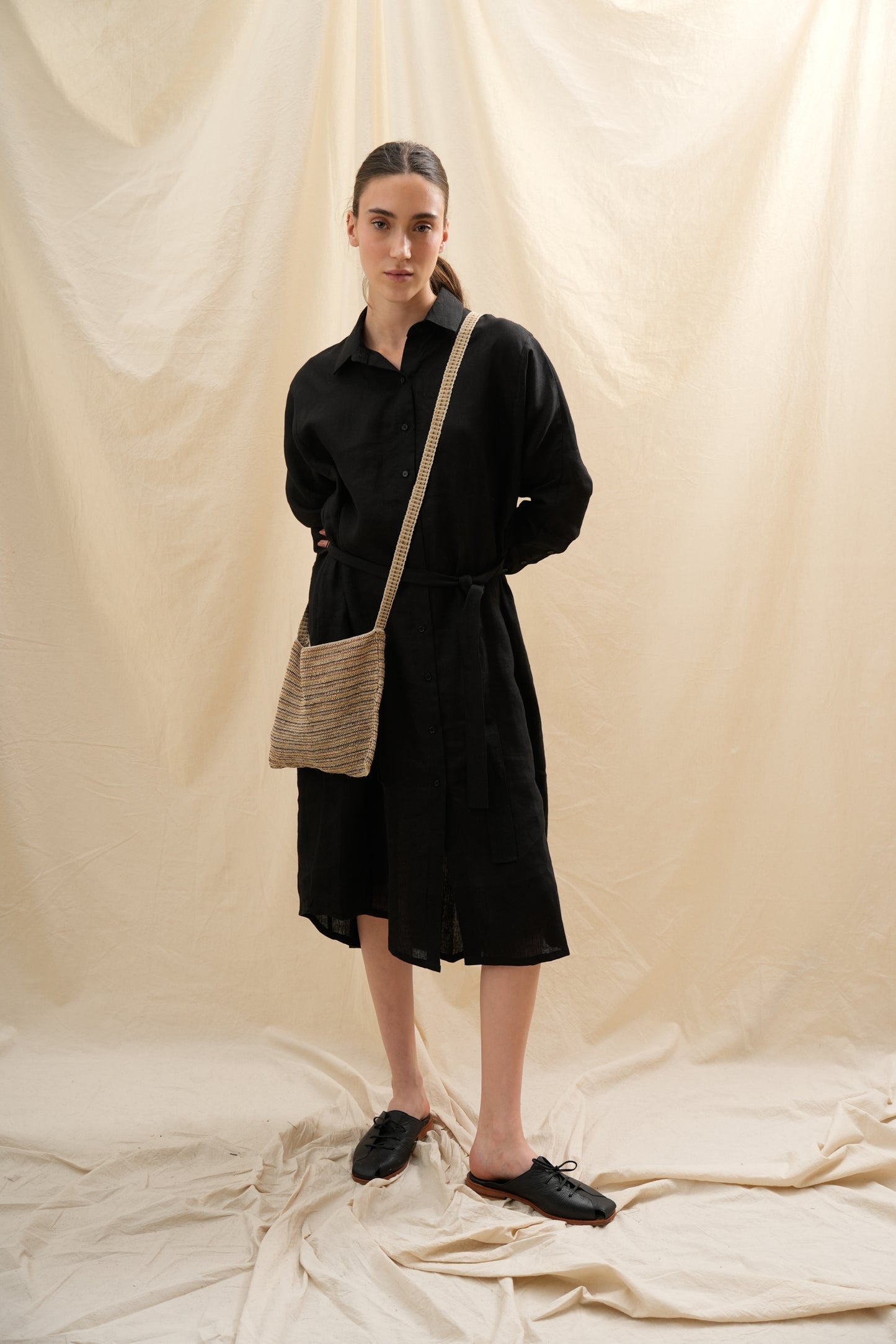 Vestido Camisero Lirio  | 100% Lino l YVOTY