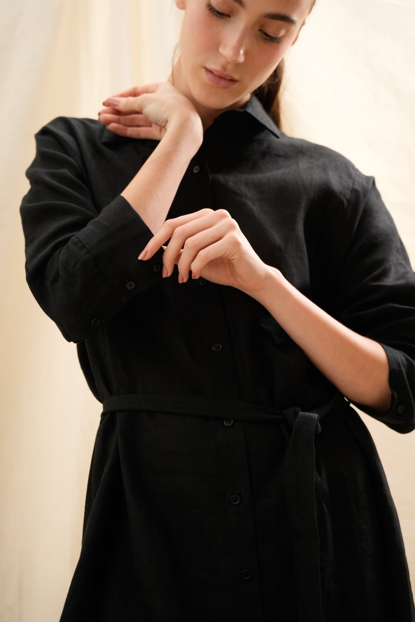 Vestido Camisero Lirio  | 100% Lino l YVOTY