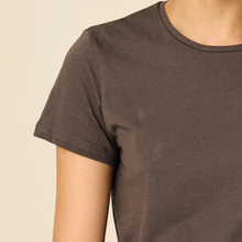 Sara T-shirt | Cotton | Lead