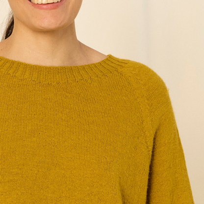 Sweater Clara | Llama & Merino | Maíz
