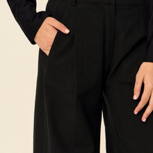 Amaia Trousers | Cotton | Black