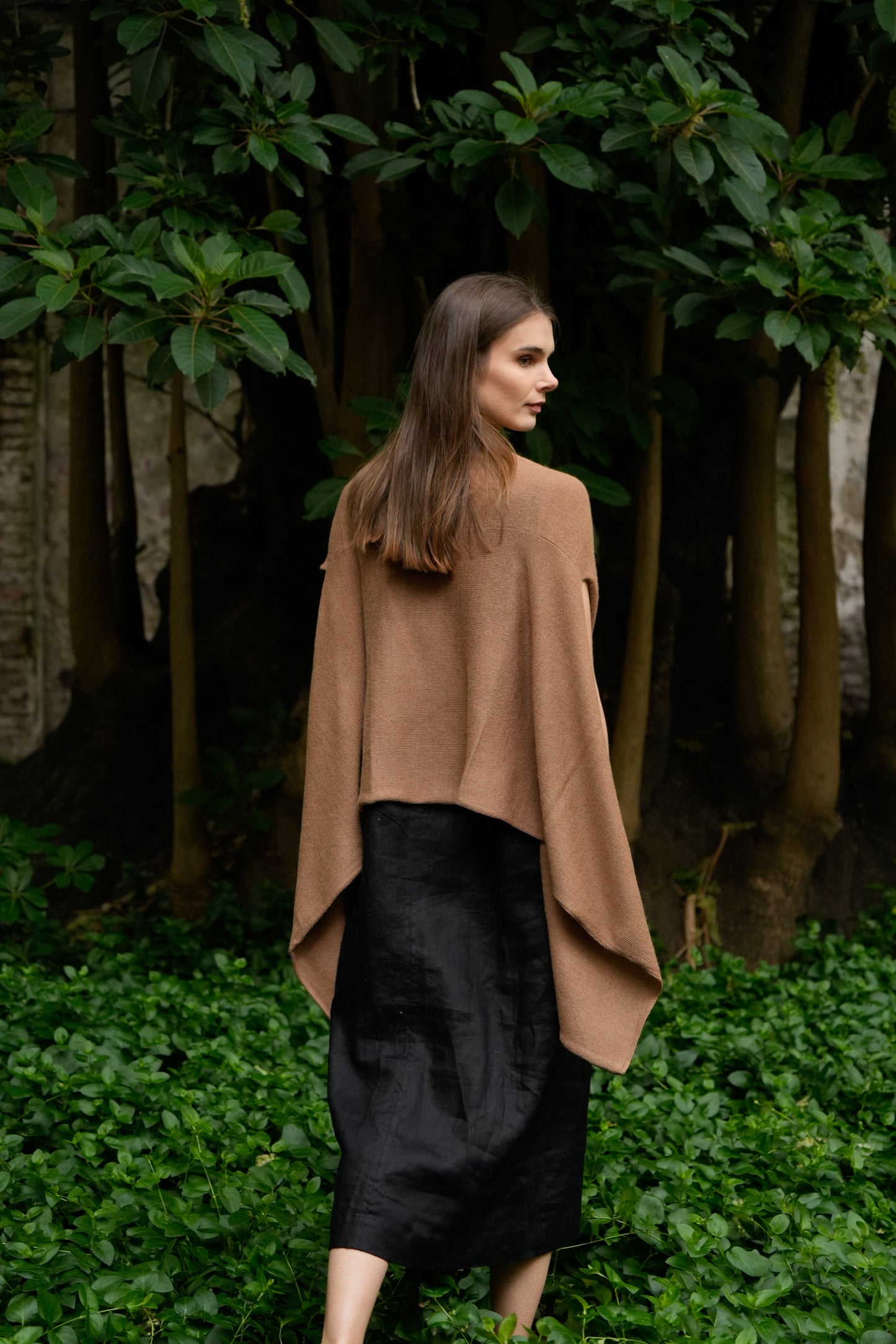 Chaleco/Ruana Fapón | 100% Baby Alpaca