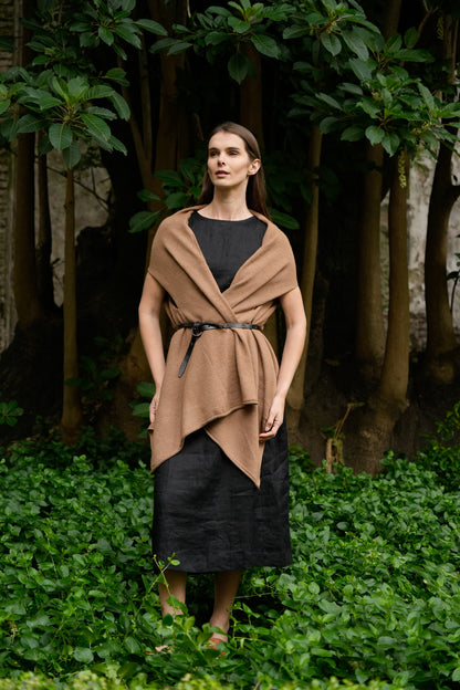 Chaleco/Ruana Fapón | 100% Baby Alpaca