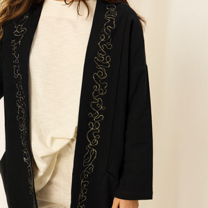 Kimono Chloe | Cotton | Black