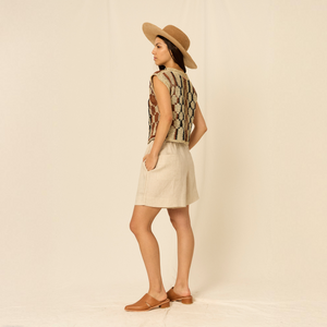 Short Eloisa | Linen | Sand