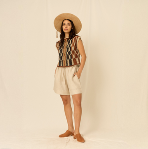 Short Eloisa | Linen | Sand